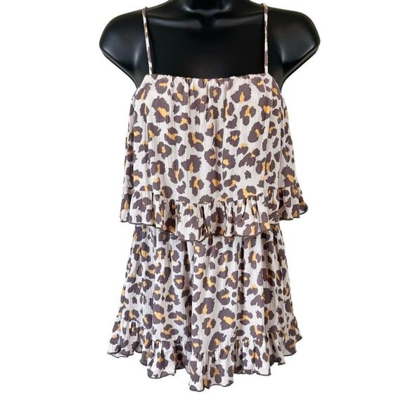 Vestique Miss Life of the Party Animal Print Top - Picture 1 of 11